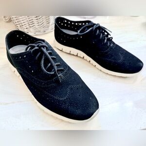 Cole Haan Black Suede Sneakers Women’s 7 B